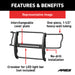 ARIES P1053 Pro Series Black Steel Grille Guard; Select Jeep Wrangler JL; Gladiator - Truck Part Superstore