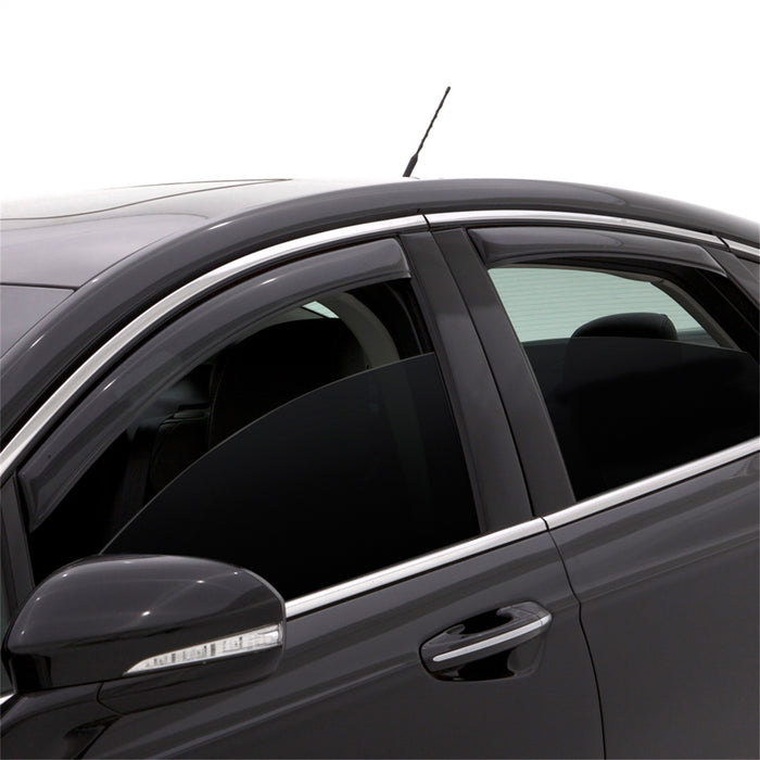 Auto Ventshade (AVS) 194851 Ventvisor® In-Channel Deflector 4 pc.; Smoke; - Truck Part Superstore