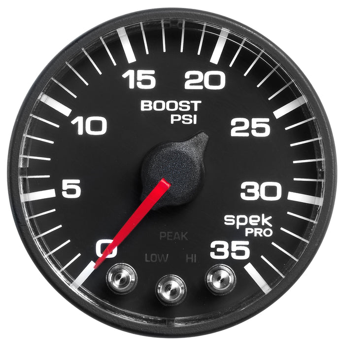 AutoMeter P72020 DIESEL GAUGE KIT; A-PILLAR; GM 01-07; BOOST/EGT; 35PSI/2000deg.F; BLK; SPEK-PRO - Truck Part Superstore