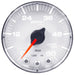 AutoMeter P304118 GAUGE; BOOST; 2 1/16in.; 60PSI; STEPPER MOTOR W/PEAK/WARN; WHT/CHRM; SPEK-PRO - Truck Part Superstore