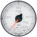 AutoMeter P305128 GAUGE; BOOST; 2 1/16in.; 100PSI; STEPPER MOTOR W/PEAK/WARN; WHT/BLK; SPEK-PRO - Truck Part Superstore