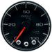 AutoMeter P305328 GAUGE; BOOST; 2 1/16in.; 100PSI; STEPPER MOTOR W/PEAK/WARN; BLK/BLK; SPEK-PRO - Truck Part Superstore