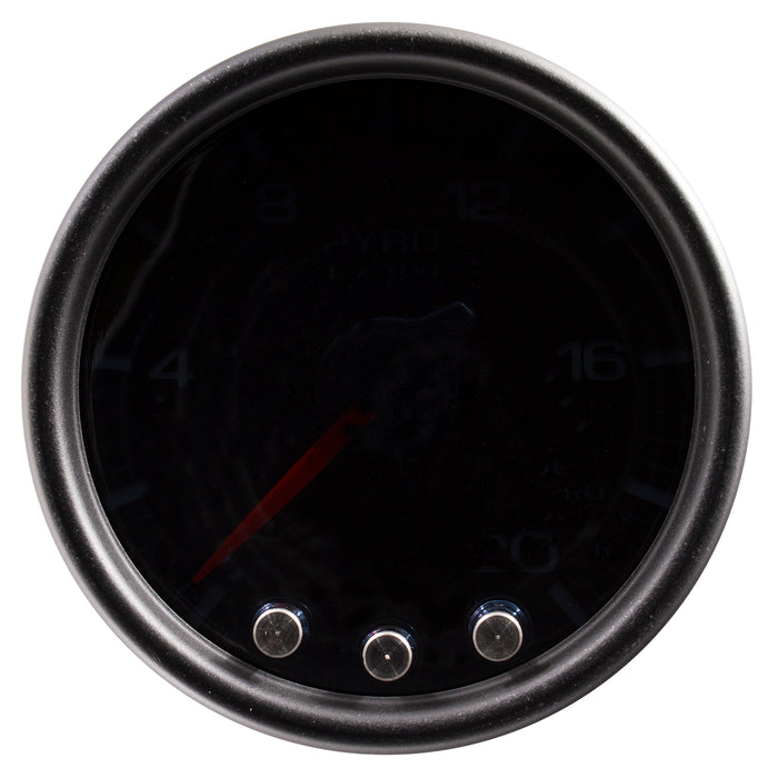 AutoMeter P31052 GAUGE; PYRO. (EGT); 2 1/16in.; 2000deg.F; STEPPER MOTOR W/PEAK/WRN; BK/SMK/BK; S - Truck Part Superstore