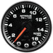 AutoMeter P32032 GAUGE; NITROUS PRESS; 2 1/16in.; 1600PSI; STEPPER MOTOR W/PK/WRN; BLK/BLK; SPEK - Truck Part Superstore
