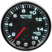 AutoMeter P32052 GAUGE; NITROUS PRESS; 2 1/16in.; 1600PSI; STEPPER MTR W/PK/WRN; BK/SMK/BK; SPEK - Truck Part Superstore