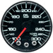 AutoMeter P322328 GAUGE; OIL TEMP; 2 1/16in.; 300deg.F; STEPPER MOTOR W/PEAK/WARN; BLK/BLK; SPEK-P - Truck Part Superstore