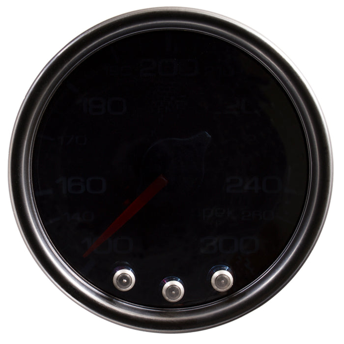 AutoMeter P32252 GAUGE; OIL TEMP; 2 1/16in.; 300deg.F; STEPPER MOTOR W/PEAK/WARN; BLK/SMKE/BLK; S - Truck Part Superstore
