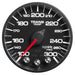 AutoMeter P342328 GAUGE; TRANS TEMP; 2 1/16in.; 300deg.F; STEPPER MOTOR W/PEAK/WRN; BLK/BLK; SPEK- - Truck Part Superstore