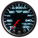 AutoMeter P34252 GAUGE; TRANS TEMP; 2 1/16in.; 300deg.F; STPR MTR W/PK/WRN; BLK/SMOKE/BLK; SPEK-P - Truck Part Superstore