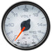 AutoMeter P34412 GAUGE; VOLTMETER; 2 1/16in.; 16V; STEPPER MOTOR W/PEAK/WARN; WHT/BLK; SPEK-PRO - Truck Part Superstore