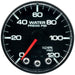 AutoMeter P345328 GAUGE; WATER PRESS; 2 1/16in.; 120PSI; STEPPER MOTOR W/PEAK/WARN; BLK/BLK; SPEK - Truck Part Superstore