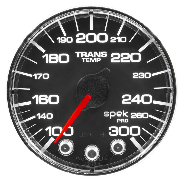 AutoMeter P346318 GAUGE; WATER TEMP; 2 1/16in.; 300deg.F; STEPPER MOTOR W/PEAK/WARN; BLK/CHRM; SPE - Truck Part Superstore
