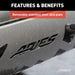 ARIES P35-9004 Pro Series 3in. Black Steel Bull Bar; Select Nissan NV; Titan XD - Truck Part Superstore