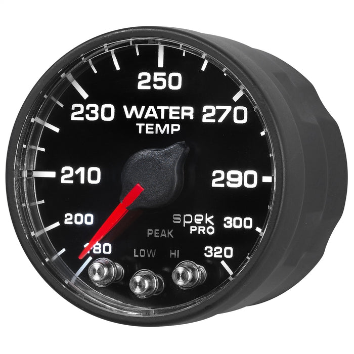 AutoMeter P552328-N1 2-1/16in. WATER TEMPERATURE; 180-320 deg.F; SPEK-PRO; BLACK/BLACK; ECU - Truck Part Superstore