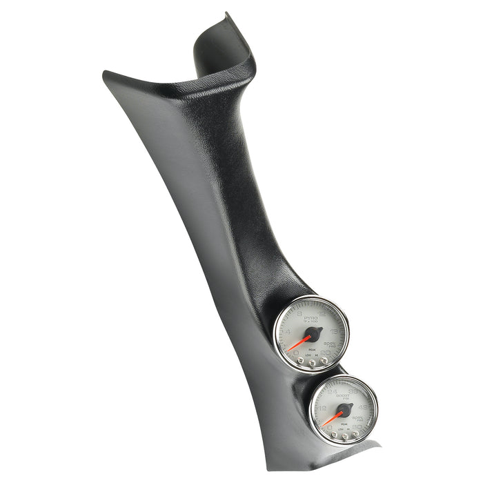 AutoMeter P72012 DIESEL GAUGE KIT; A-PILLAR; FORD 08-10; BOOST/EGT; 60PSI/2000deg.F; SLVR; SPEK-P - Truck Part Superstore