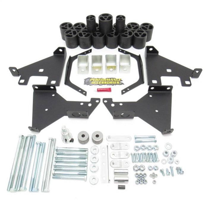 Performance Accessories PA10302 2 Inch Body Lift Kit GMC Sierra 1500 2WD/4WD Gas 14-15 Performance Accessories - Truck Part Superstore