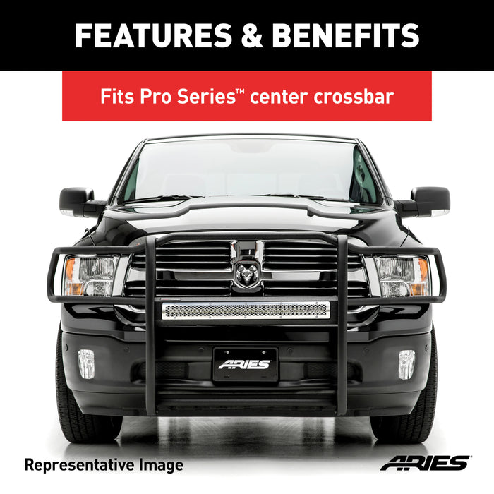 ARIES PC30MS Pro Series 30-Inch Polished Stainless Light Bar Cover Plate - Truck Part Superstore