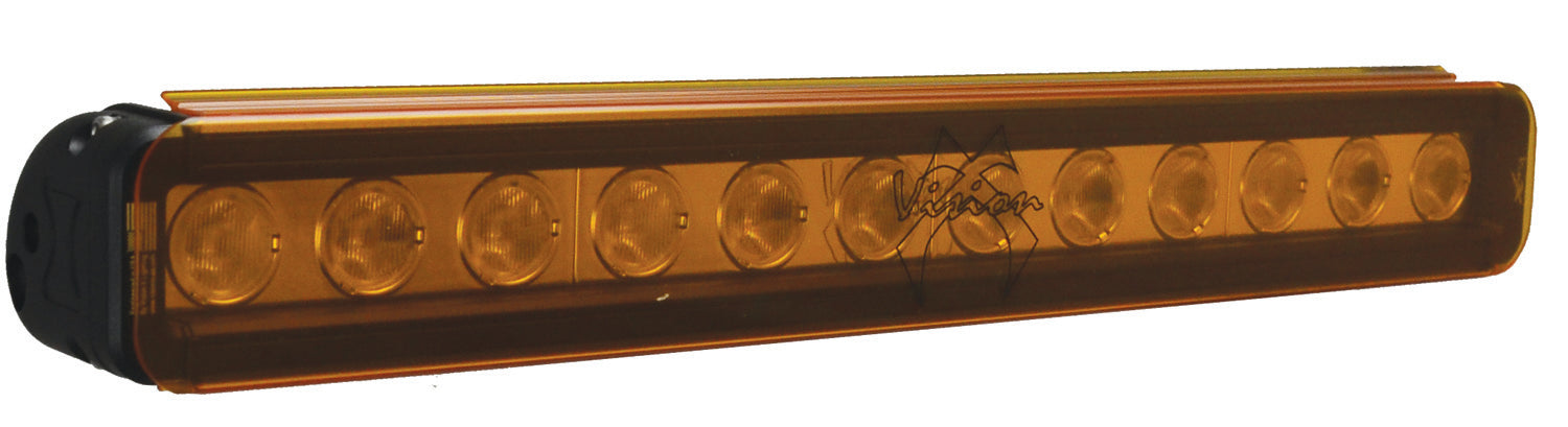 Vision X Lighting 9135670 Yellow Pc Cover For 12 LED Horizon/Low Pro LED Light Bars - Truck Part Superstore