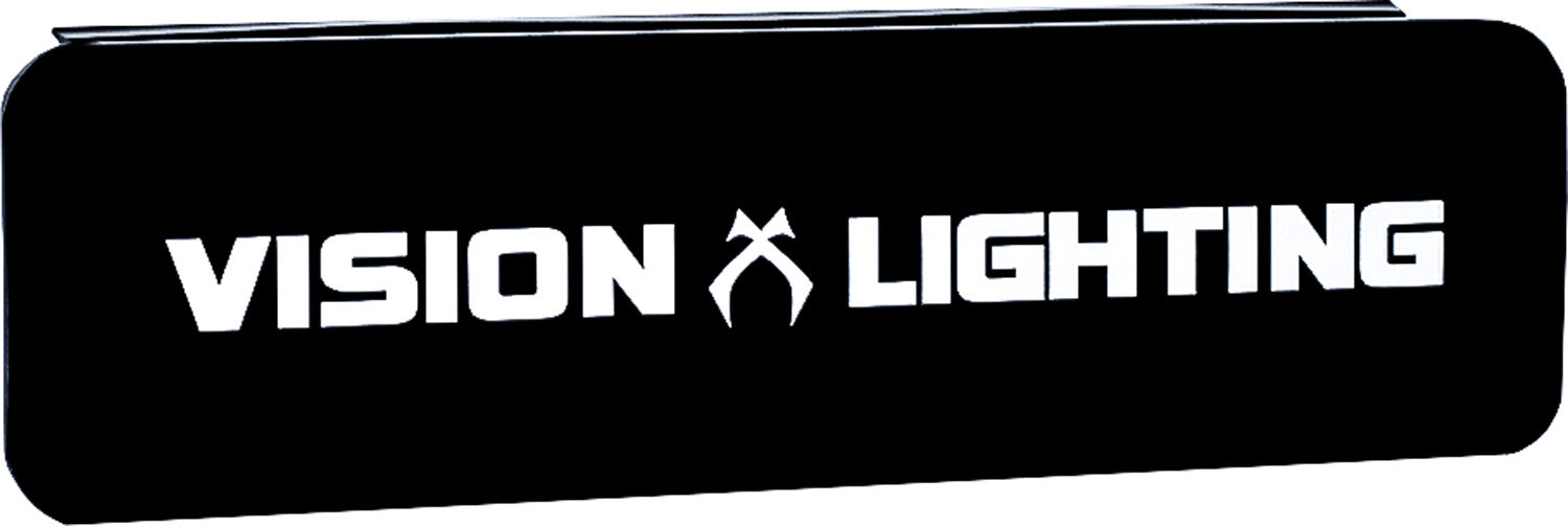Vision X Lighting 9898803 12" Black Street Legal Cover For The Xpr/Xpi 6 LED Straight Optic - Truck Part Superstore