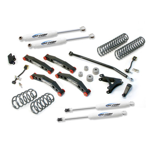 Pro Comp Suspension K3083B 4 Inch Stage II Lift Kit with ES3000 Shocks 97-06 Jeep TJ Wrangler and Rubicon Pro Comp Suspension - Truck Part Superstore