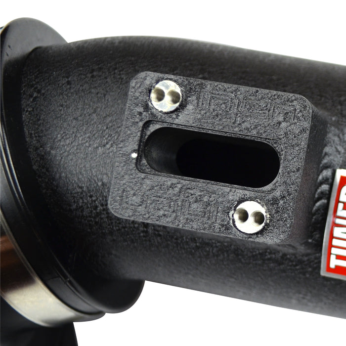 Injen PF2019WB Wrinkle Black PF Cold Air Intake System with Rotomolded Air Filter Housing - Truck Part Superstore