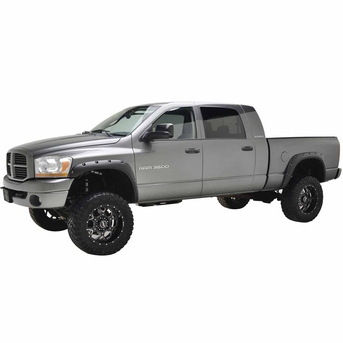 TrailFX PFFD3001T 2 Inch Tire Coverage Textured Black ABS Plastic Set of 4 - Truck Part Superstore