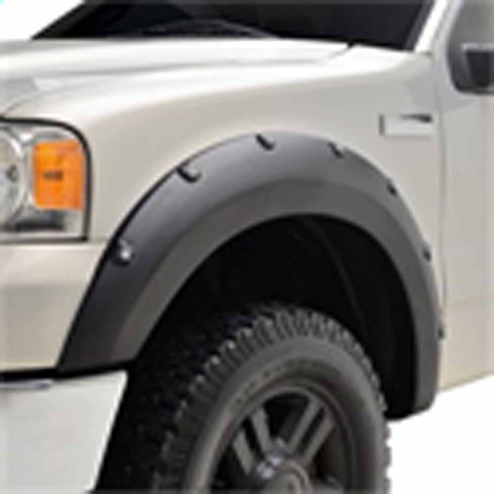 TrailFX PFFF3001T 2 Inch Tire Coverage Textured Black ABS Plastic Set of 4 - Truck Part Superstore