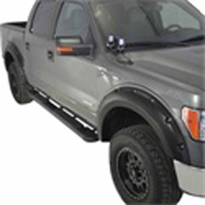TrailFX PFFF3002T 2 Inch Tire Coverage Textured Black ABS Plastic Set of 4 - Truck Part Superstore