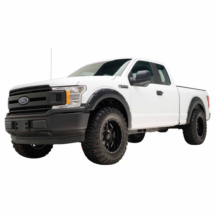 TrailFX PFFF3006T 2 Inch Tire Coverage Textured Black ABS Plastic Set of 4 - Truck Part Superstore