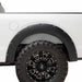 TrailFX PFFF3006T 2 Inch Tire Coverage Textured Black ABS Plastic Set of 4 - Truck Part Superstore