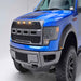 TrailFX PFFF3008S 2 In Tire Coverage Raptor Style Smooth Black ABS Plastic With LED Lights Set of - Truck Part Superstore