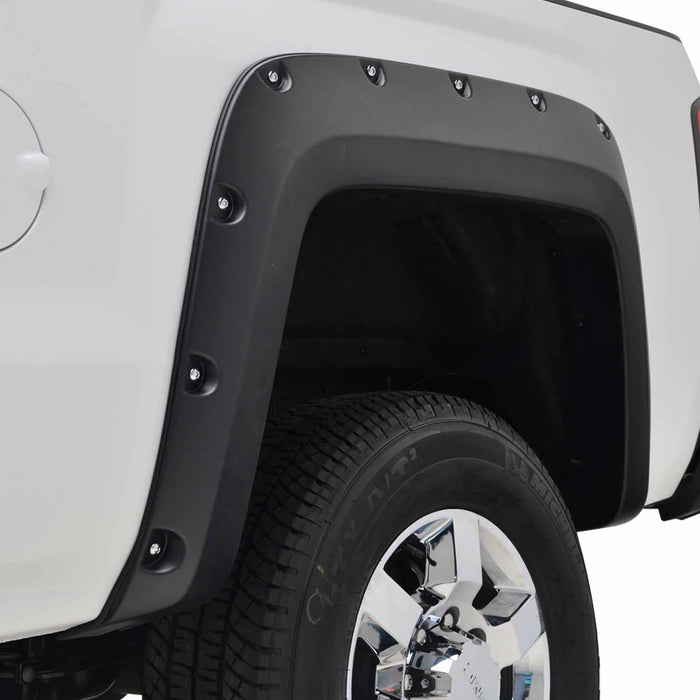 TrailFX PFFG3006T 2 Inch Tire Coverage Textured Black ABS Plastic Set of 4 - Truck Part Superstore
