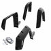 TrailFX PFFJ3001T 2 In Tire Coverage Flat Style Textured Black ABS Plastic Without LED Lights Set - Truck Part Superstore