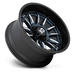 XD XD865290689A00 XD865 20X9 6X5.5 BLUE-MILL BLK-LP 00MM - Truck Part Superstore