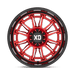 XD XD86521050918N XD865 20X10 5X5.0 RED-MILL BLK-LP -18MM - Truck Part Superstore