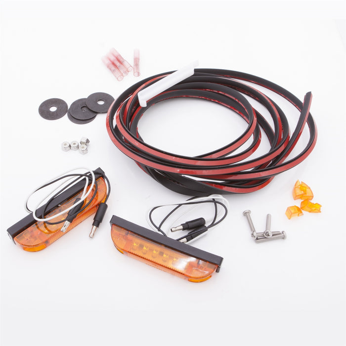 Bushwacker PK1-LT1-0001 LED Marker Light Kit; 2 Wire; For Use w/Flat Style Flares; - Truck Part Superstore