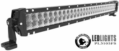 Black Horse Off Road PL3105FS-GS Clear Aluminum 30in - Truck Part Superstore