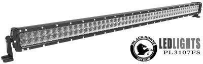 Black Horse Off Road PL3107FS-GS Clear Aluminum 50in - Truck Part Superstore