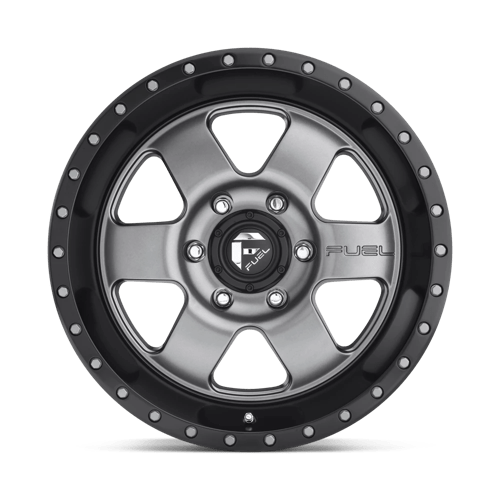 Fuel 1PC D61918908350 D619 18X9 6X5.5 MT-GNMTL-BBR 01MM - Truck Part Superstore