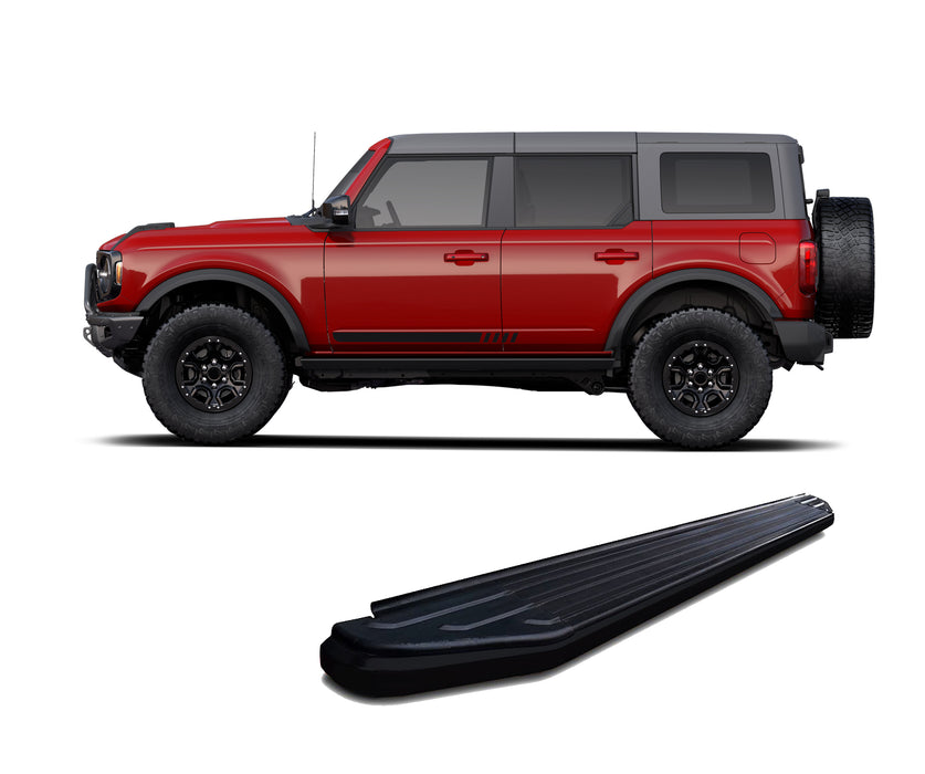 Black Horse Off Road PR-F1272BK Peerless Running Boards - Truck Part Superstore