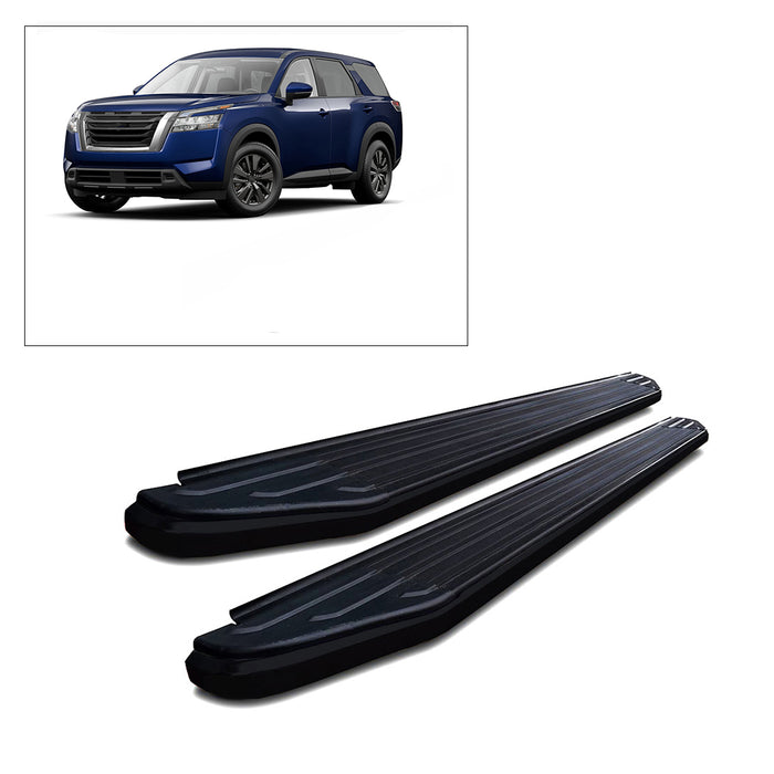 Black Horse Off Road PR-NI372BK Peerless Running Boards - Truck Part Superstore