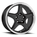 Performance Replicas 103B-796138 PR103 17X9.5 5X4.75 G-BLK MACH-LP 38MM - Truck Part Superstore