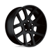 Performance Replicas 107SB-298525 PR107 20X9 5X5.5 S-BLK 25MM - Truck Part Superstore