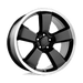 Performance Replicas 119B-2299018 PR119 22X9 5X115 G-BLK MACH-LP 18MM - Truck Part Superstore