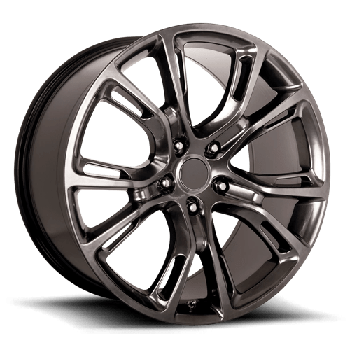 Performance Replicas 137H-297334 PR137 20X9 5X5.0 HYPER SLV DRK 34MM - Truck Part Superstore