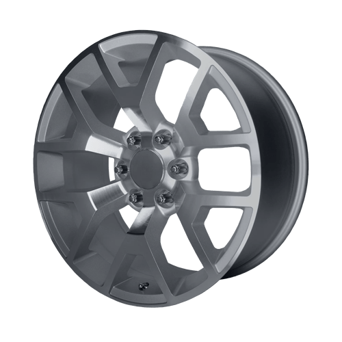 Performance Replicas 150S-2295827 PR150 22X9 6X5.5 SLV MACH 27MM - Truck Part Superstore