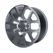 Performance Replicas 150S-295827 PR150 20X9 6X5.5 SLV MACH 27MM - Truck Part Superstore