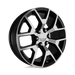 Performance Replicas 150B-295827 PR150 20X9 6X5.5 G-BLK MACH 27MM - Truck Part Superstore