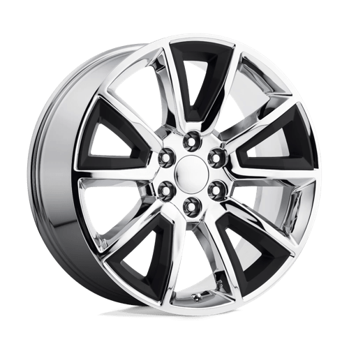 Performance Replicas 168CM-2295824 PR168 22X9 6X5.5 CHR W/ MB ACC 24MM - Truck Part Superstore