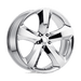 Performance Replicas 170C-289024 PR170 20X8 5X115 CHROME 24MM - Truck Part Superstore